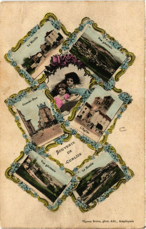 Carte postale ancienne Souvenir de Cublize à Cublize