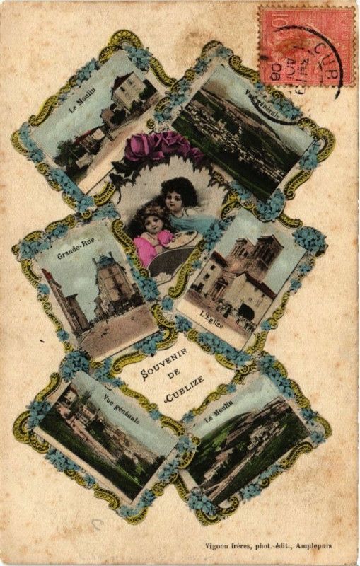 Carte postale ancienne Souvenir de Cublize à Cublize