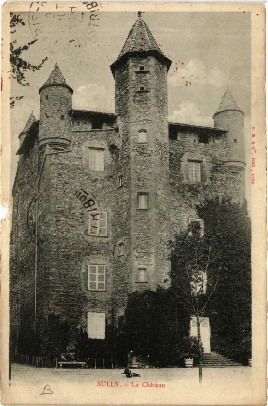 Carte postale ancienne Bully - Le Chateau à Bully
