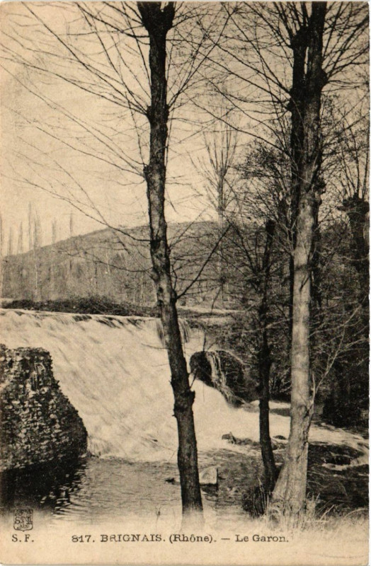 Carte postale ancienne Brignais - Le Garon à Brignais