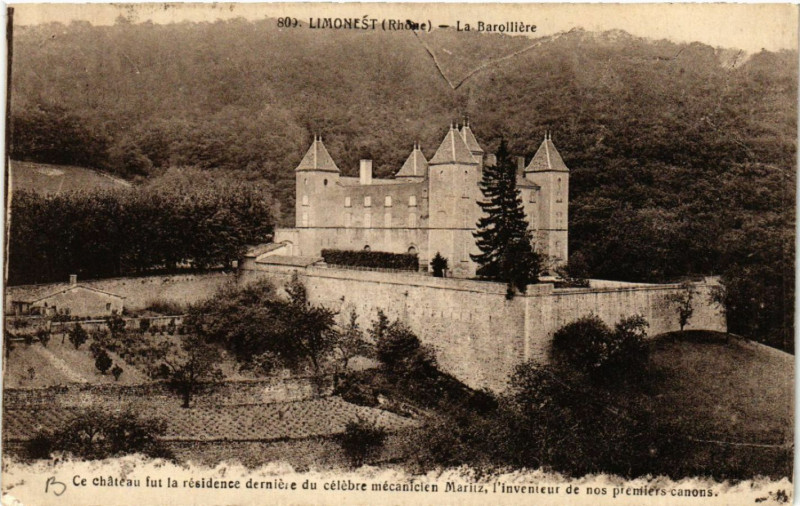 Carte postale ancienne Limonest La Barolliere à Limonest