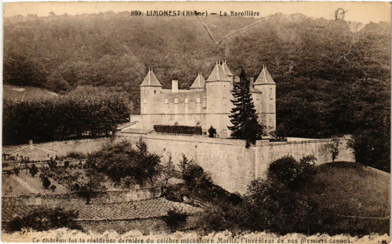 Carte postale ancienne Limonest La Barolliere à Limonest