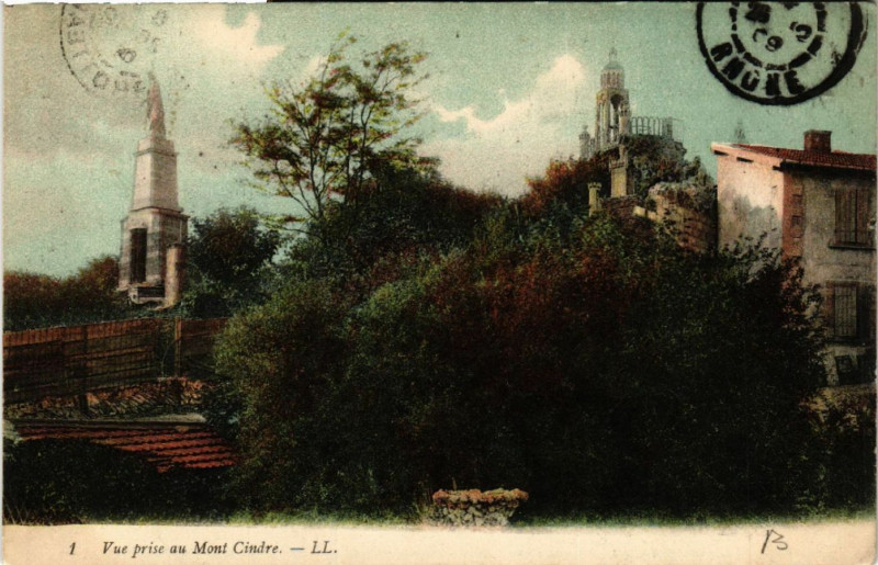 Carte postale ancienne Vue prise au Mont-Cindre