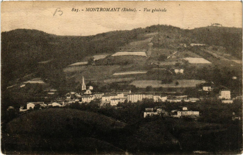 Carte postale ancienne Montromand vue générale