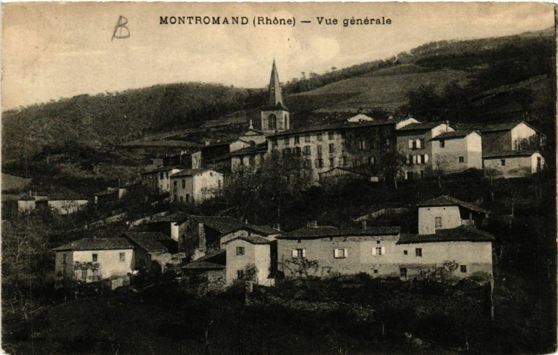 Carte postale ancienne Montromand vue générale