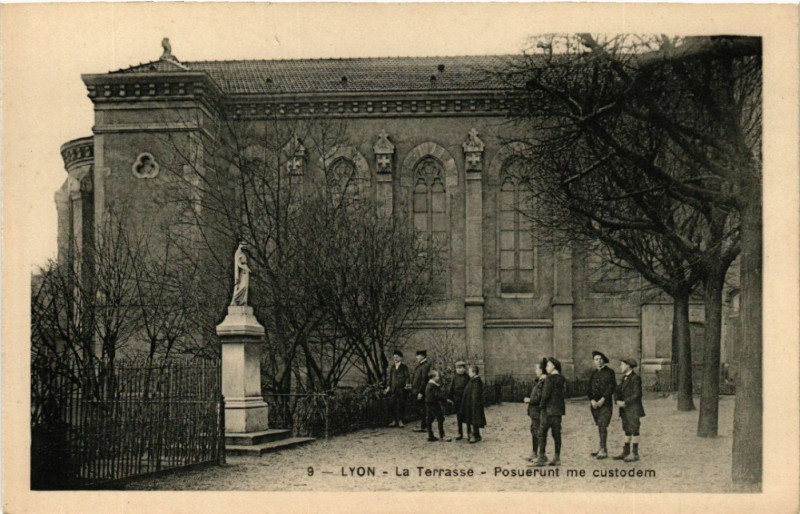 Carte postale ancienne Lyon - La Terrasse - Posuerunt me custodem à Lyon
