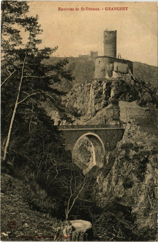 Carte postale ancienne Environs de Saint-Etienne - Grangent à Saint-Étienne