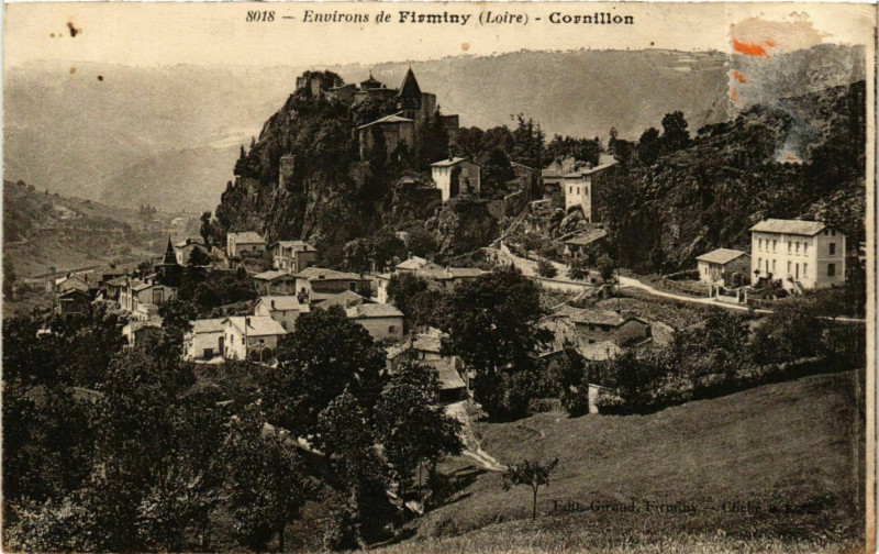 Carte postale ancienne Cornillon - Vue Generale - Environs de Firminy France à Firminy