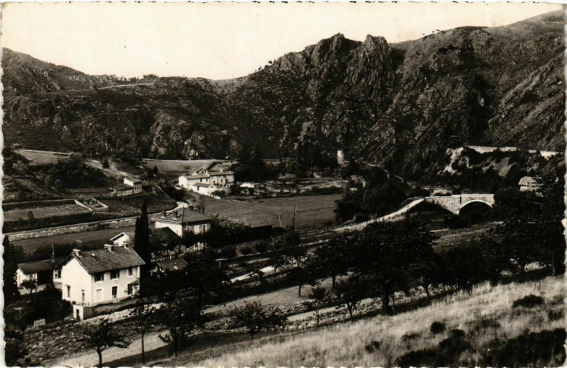 Carte postale ancienne Saint-Maurice-sur-Loire - La Gare - L'Hotel des Bains France