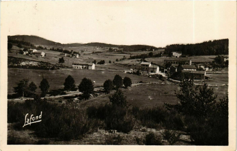 Carte postale ancienne Saint-Genest-Malifaux - La Scie de la Rue France à Saint-Genest-Malifaux