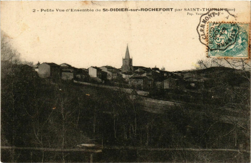 Carte postale ancienne Saint-Didier-sur-Rochefort par Saint-Thurin - Vue France à Saint-Didier-sur-Rochefort