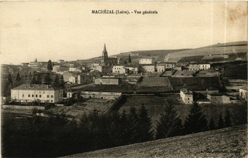 Carte postale ancienne Machezal - Vue Generale France à Machézal