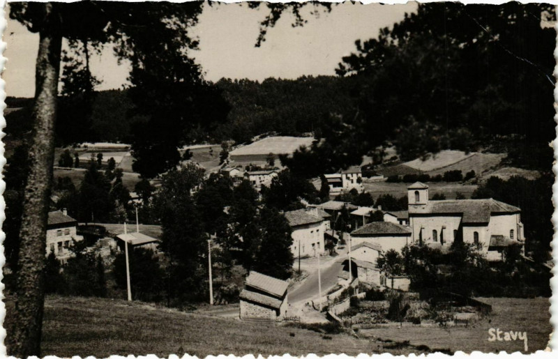 Carte postale ancienne Pontempeyrat - Vue Generale France