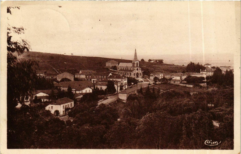 Carte postale ancienne Saint-Alban-les-Eaux - Vue Generale France à Saint-Alban-les-Eaux