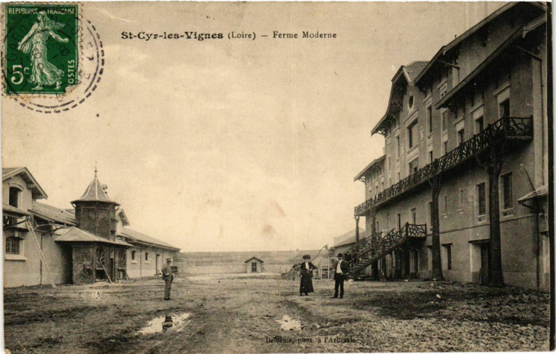Carte postale ancienne Saint-Cyr-les-Vignes - Ferme Moderne France à Saint-Cyr-les-Vignes