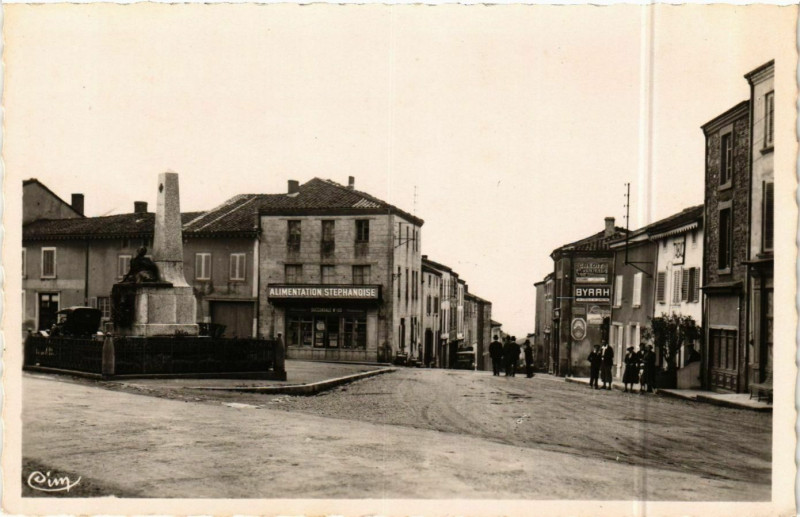 Carte postale ancienne Neulise - Place de Flandre France à Neulise