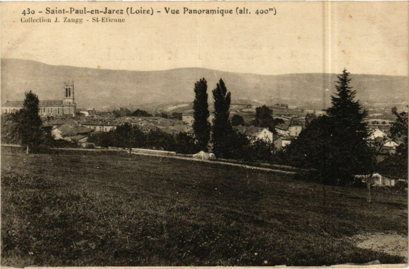 Carte postale ancienne Saint-Paul-en-Jarez - Vue Panoramique France à Saint-Paul-en-Jarez