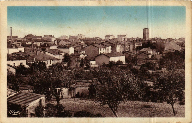 Carte postale ancienne Chazelles-sur-Lyon - Vue Generale France à Chazelles-sur-Lyon