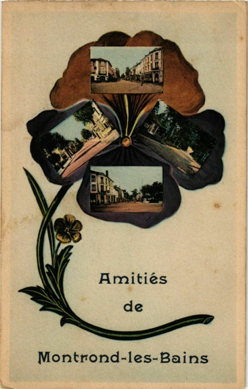 Carte postale ancienne Montrond-les-Bains - Scenes France à Montrond-les-Bains