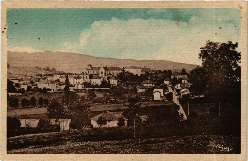 Carte postale ancienne Belmont - Vue Generale France
