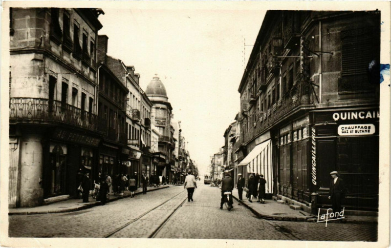 Carte postale ancienne Firminy- La grande Rue Principale France à Firminy