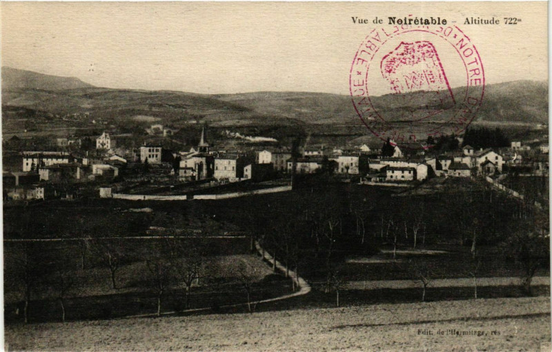 Carte postale ancienne Noiretable- France à Noirétable