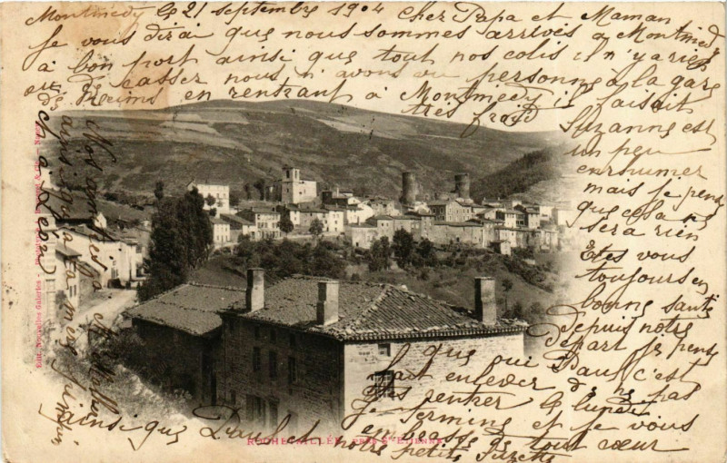Carte postale ancienne Rochetaillee- France à Roche