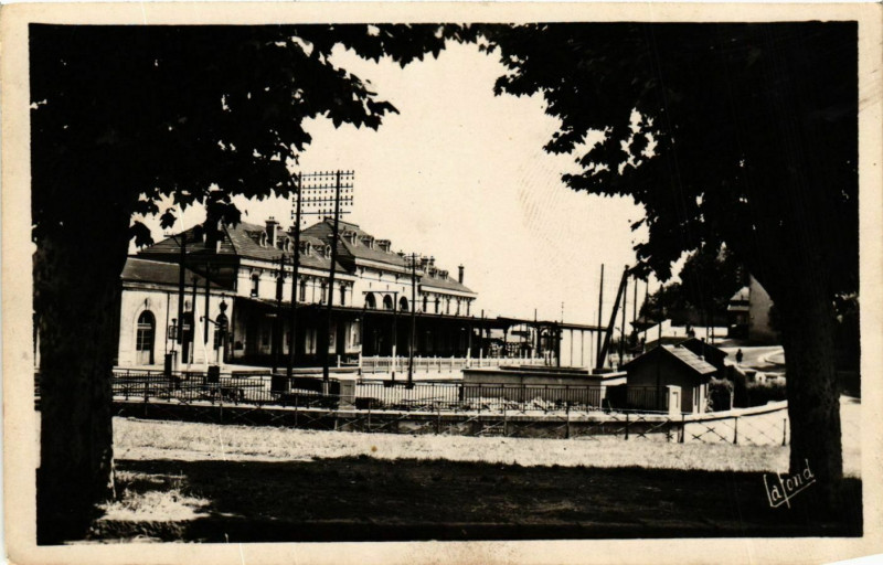 Carte postale ancienne Saint Chamond- La Gare France à Saint-Chamond