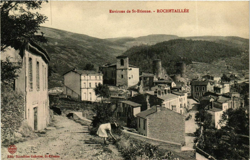 Carte postale ancienne Rochetaillee- France à Roche