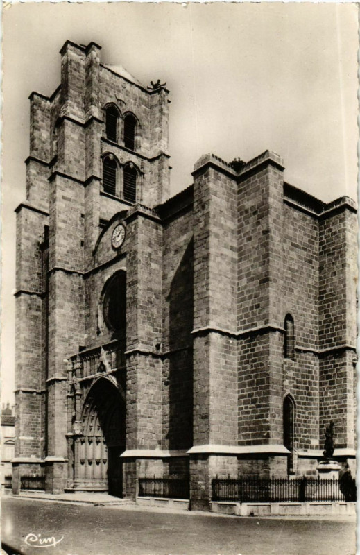 Carte postale ancienne Montbrison- Eglise Notre Dame France à Montbrison