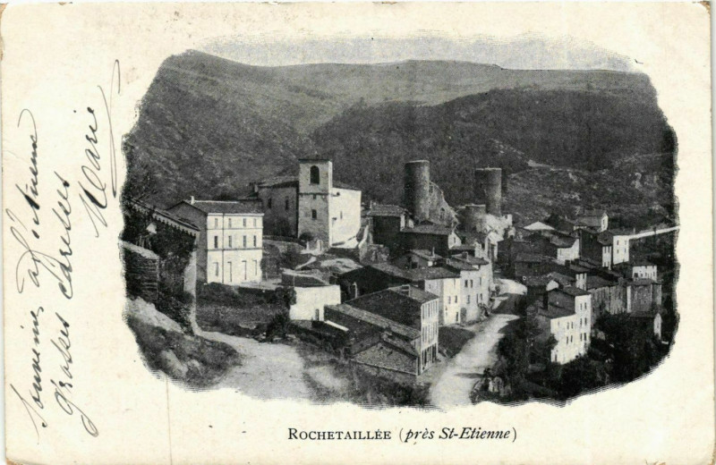 Carte postale ancienne Rochetaillee- France à Roche