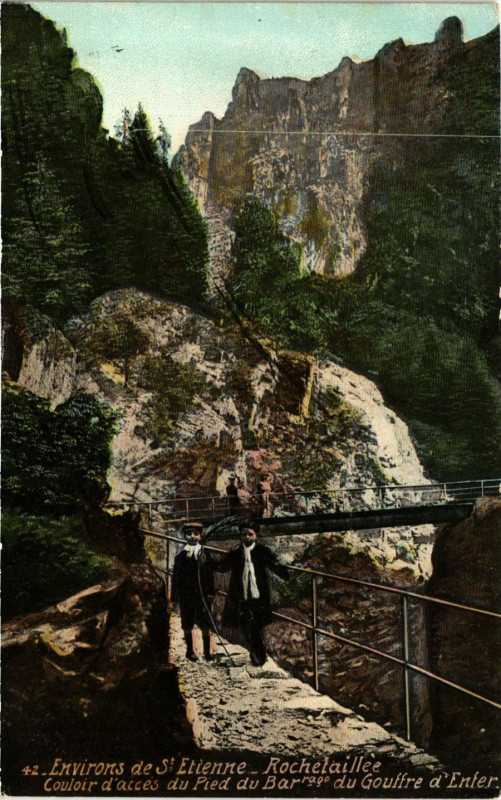 Carte postale ancienne Loire Environs de Saint-Etienne Rochetaillée à Saint-Étienne