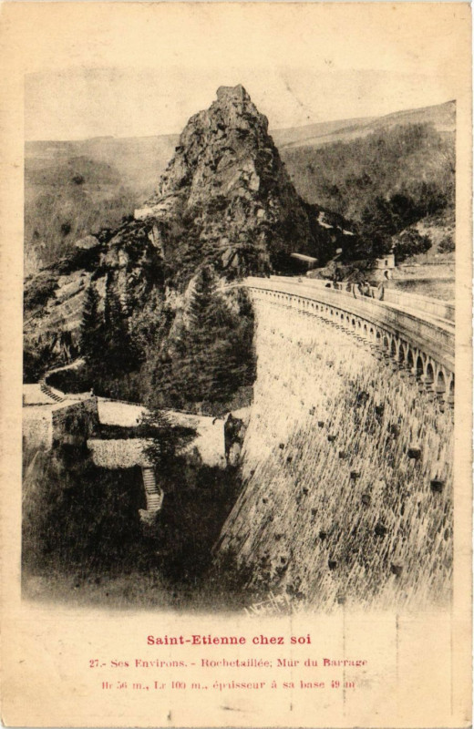 Carte postale ancienne Saint Etienne- chez soi à Saint-Étienne