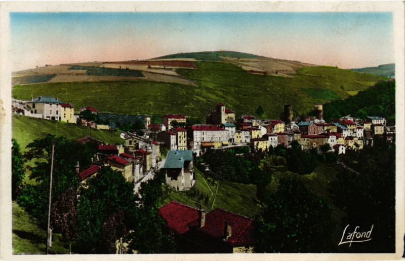 Carte postale ancienne Rochetaillee- Vue generale à Roche