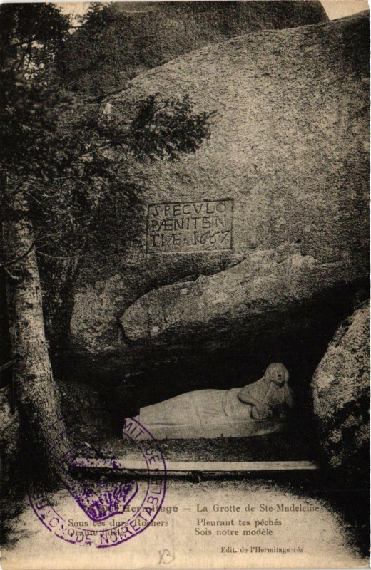 Carte postale ancienne La Grotte deSainte-Madeleine