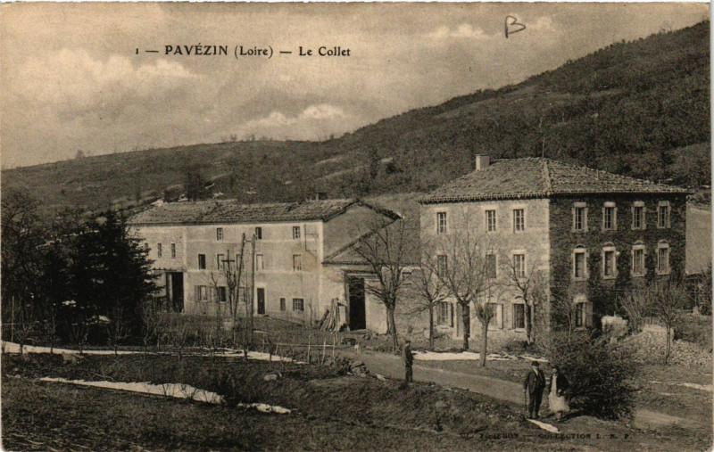 Carte postale ancienne Pavezin- Le Collet à Pavezin