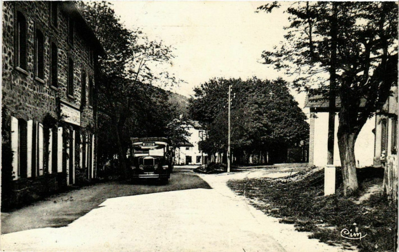 Carte postale ancienne Col de Pavezin à Pavezin