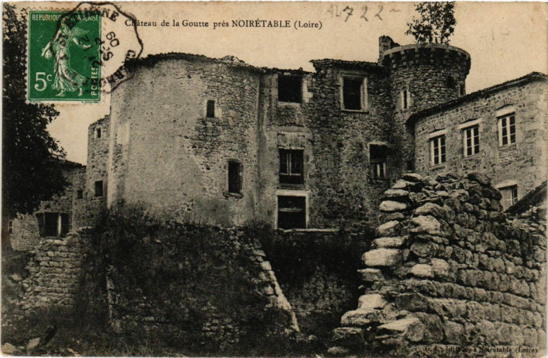 Carte postale ancienne Château de la Goutte aux Salles