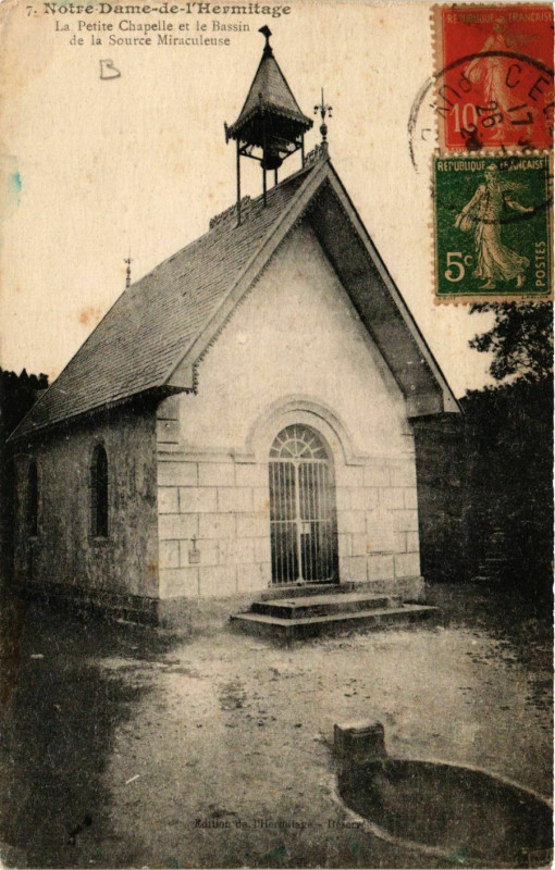 Carte postale ancienne Notre Dame de l'Hermitage, La Petite Chapelle