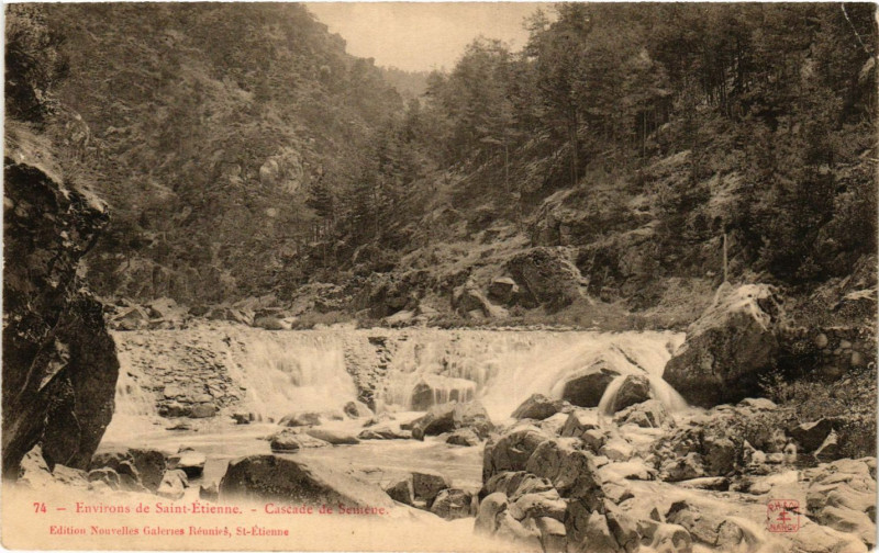Carte postale ancienne Cascade de Semene