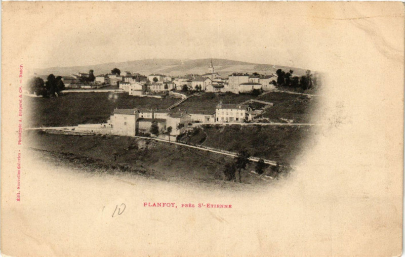 Carte postale ancienne Planfoy à Planfoy
