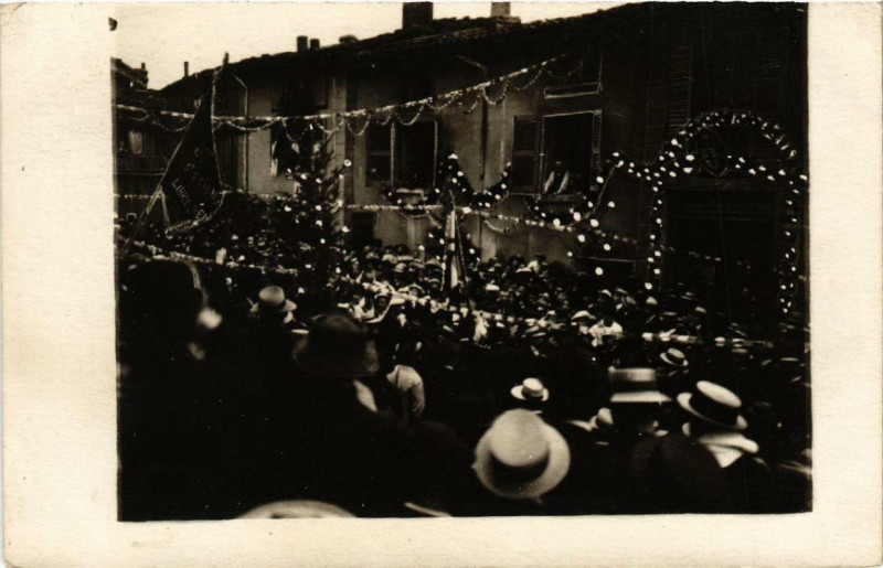 Carte postale ancienne Saint-Paul-en-Jarez Congres Eucharistique 1910 à Saint-Paul-en-Jarez