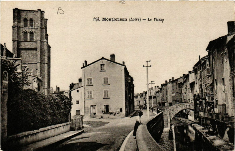 Carte postale ancienne Montbrison - Le Visésy à Montbrison