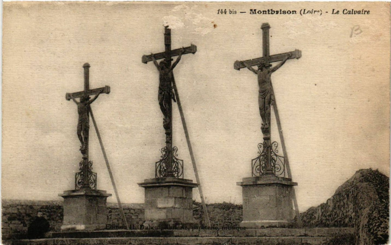Carte postale ancienne Montbrison - Le Calvaire à Montbrison