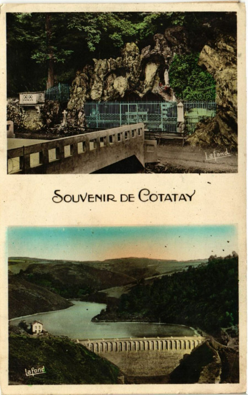 Carte postale ancienne Souvenir de Cotatay