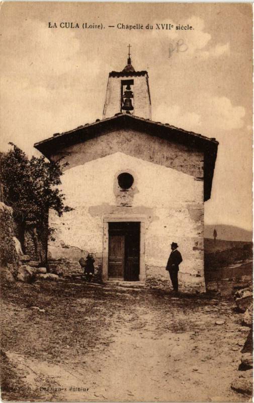 Carte postale ancienne La Cula - Chapelle du Xvii siécle