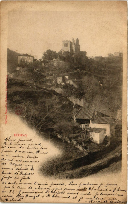 Carte postale ancienne Ecotay