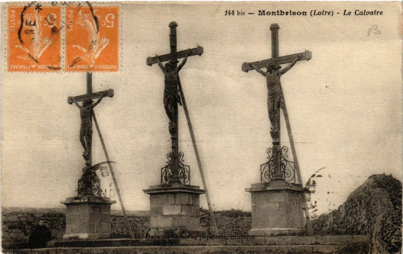 Carte postale ancienne Montbrison - Le Calvaire à Montbrison