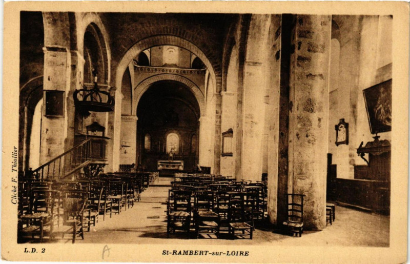 Carte postale ancienne Saint-Rambert-sur-Loire
