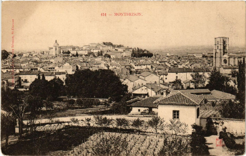 Carte postale ancienne Montbrison à Montbrison